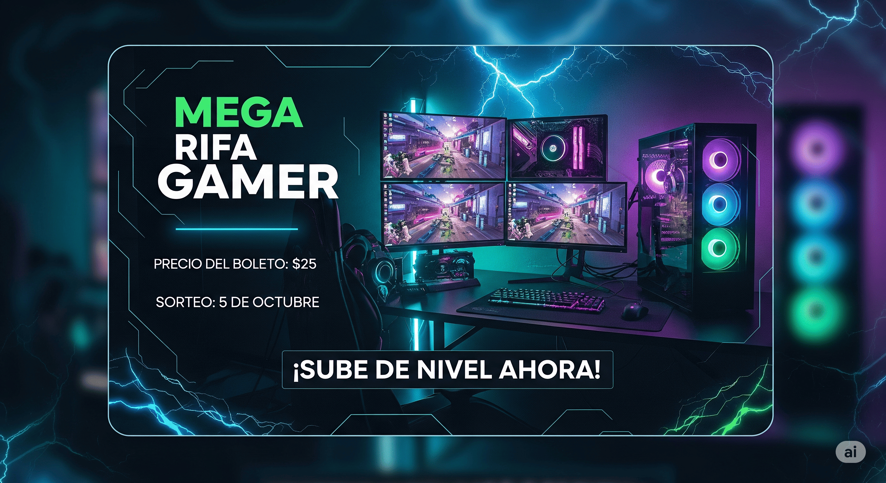 MEGA RIFA GAMER